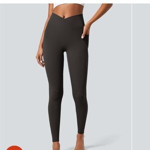 HALARA Crossover High-Waisted Leggings